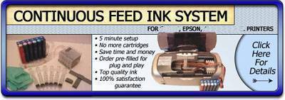 The CIS systems we supply adopt the most advanced technology for the balancing device  the pressure of the ink is kept constant all the time  and does not vary as the capacity of ink reduces. The sealed system uses no sponge cartridges this guarantees maximum ink flow in the course of printing  and do not leak ink.