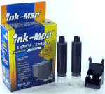 InkMan Matching refill kit H27 for the HP C8727 - No 21 Black Cartridge  